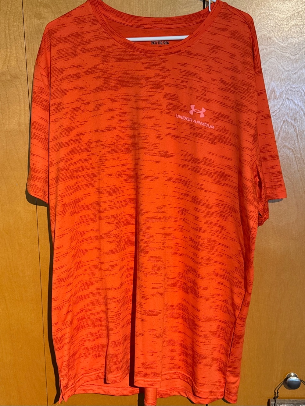 Under Armour Men’s Heathered Orange Performance Tee